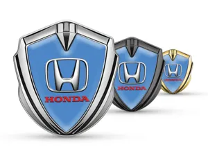 Honda Metall Kuppel Emblem Luxus Finish Legierung Detail